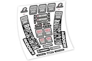 VINILOSBICI Adesivi compatibili Forcella Rock Shox Boxxer Vinile Adesivo