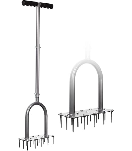 LIFESWELL AERATORE PER Carotaggio Prato Aeratore Manuale A 4 Conduttori