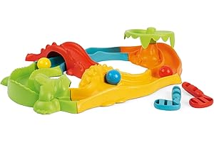 Chicco Mini Golf Safari, Pista delle Biglie 3in1, Pista Modulare Facile da Assemblare, 11 Pezzi, 3 Palline, 2 Mazze da Golf, Gioco Creativo e di Movimento, Plastica Riciclata, Giochi Bambini 2-5 Anni