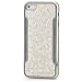 Produktbild Saxonia Schutzhülle für Apple iPhone SE / 5 / 5S Slim Case Hülle Wabe Chrome Weiß