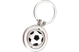 IKAAR Keyring Rotation Football Keychain Fashion Sport Soccer Ball Key Chains