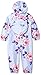 Joules Baby-Girls Splish Floral Waterproof Jacket, Sky Blue Floral, 12-18 Months