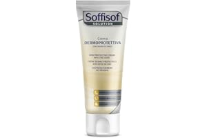 Soffisof Crema Dermoprotettiva 200ml - Ossido di Zinco 10% - Pasta Barriera Anziani, Allettati e Neonati - Protezione Arrossamenti e Irritazioni con Burro di Karité e Bisabololo - Maxi Formato 200 ml