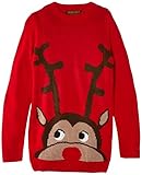 Run & Fly Unisex Baby Curious Rudolf Jumper