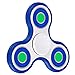 Produktbild Spinner Fidget Spielzeug, POAO Fidget Finger Spinner Portable Tri-Spinner Arbeit Ultra Fast Bearings Finger Spielzeug ideal für Erwachsene Kinder und Spielzeug Geschenke (Schwarz-BBW)