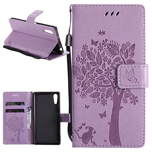 dooki  Sony Xperia XZ   Xperia XZs   tui  rester debout Portefeuille Flip PU Cuir Cuir Cas   tui pour Sony Xperia XZ   Xperia XZs avec cr  dit Carte Support fente  D-08 