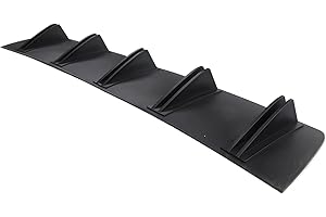 Honhoha Spoiler de Pare-Chocs arrière pour Voiture | Aileron arrière Universel Portable à 5 Ailes | Diffuseur de Pare-Chocs arrière Multifonctionnel, aileron de Requin, Accessoires extérieurs de