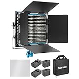 REGULABLE BI-COLOR Y CRI ALTO CARACTERÍSTICAS: La temperatura del color con un rango de 3200k a 5600k se puede ajustar fácilmente por dos perillas en la parte posterior del panel llevado; Ultra High CRI 96+, que es un potente revelador de color, ayuda a restaurar y enriquecer el color del objeto, proporcionándole un efecto de disparo natural y vívido