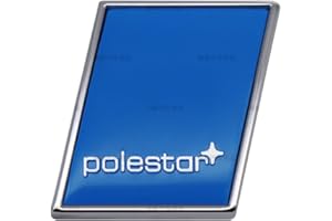 XCBW Adesivo per auto autoadesivo spesso emblema adesivo bagagliaio posteriore sostituzione per Volvo XC60 S90 XC90 S60 Polestar distintivo (Blu Polestar)