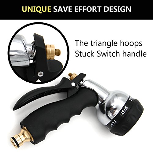 Aodoor Handbrause für den Garten Autowaschanlagen Autowasch Pistole, Multifunktionen Bewässerung-Wasserhähne Garten / Haushalt / Autowasch- Wasserpistole Hochdruckreiniger - 6