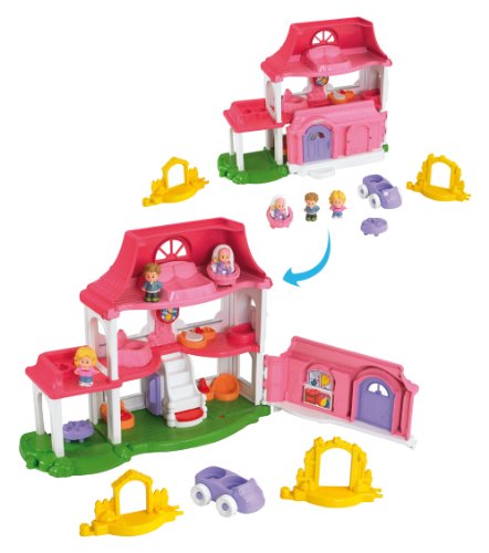 Little People - Set de Juego, Casa Sonidos Divertidos (Mattel Y9359)