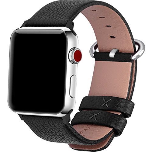 Fullmosa Compatible Correa Apple Watch 42mm 38mm Cuero 15 Colores Correa para Apple Watch iWatch Serie 3 Serie 2 Serie 1 Negro 42mm reviews Fullmosa Compatible Correa Apple Watch 42mm 38mm Cuero 15 Colores Correa para Apple Watch iWatch Serie 3 Serie 2 Serie 1 Negro 42mm