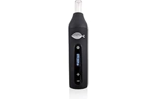 Vaporizer Vapeble Nebel - Verdampfer mit Glasmundstück, OLED Display und stufenloser Temperaturreglung, Macht super Vape aus harzigen Kräuter