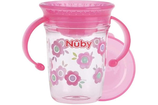 Nûby - Gobelet Magique 360° en Tritan™ - 240ml Rose