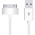 NTECH (3Pack) USB Sync And Charging Data Cable For i-Phone 4/4S/3G/3GS) iPad 1/2/3/iPod), 30-Pin Cables Charger Lead - (1M White)