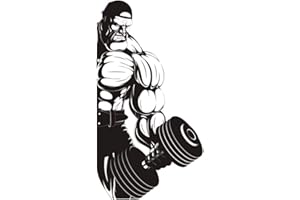 BUEAINT stickers muraux sticker mural Autocollant de gymnastique, autocollants de musculation, affiches de musculation Quadro Parede, décor pour le centre de remise en forme