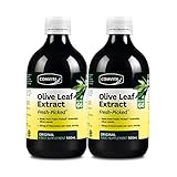 Comvita Olive Leaf Extract Natural | 66mg Oleuropein, 12+ Polyphenols per dose, Natural & Vegan | 500ml Pack of 2