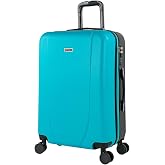 ITACA - Lightweight Hard Travel Suitcase Set Cabin, Medium, Large with Combination Lock, Turquoise-Anthracite, Casual