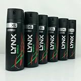 NEW 6 X LYNX AFRICA MENS DEODORANT BODY SPRAY EXTRA LARGE 200ML