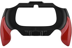 Diyeeni Gaming Handgriff, Für PS Vita ABS Griffe, Handgriffgriff Halterung, für Play Station Halter Spielgriff, Für PS Vita 2000(rot)