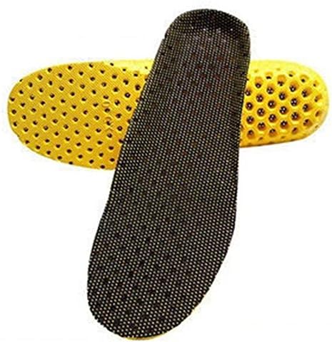 2pairs Orthotic Arch Support Shoe Pad Soccer Sport Running Active carbon military training Basketball Insoles Insert Cushion (L(7-10.5UK/40-44EU))
