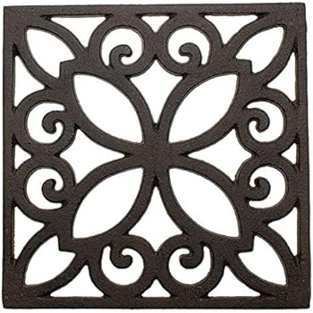 Sumnacon Cast Iron Trivet Owl Decorative Metal Trivet Mat Hot Pot