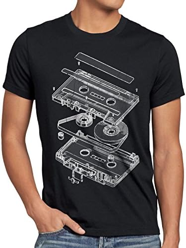 style3 DJ Tape Mens T-Shirt turntable 3D mc