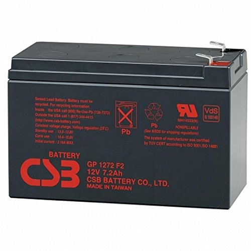 BATERIA PARA SAI RIELLO CSB GP1272F2 12V 7.2AH 6 CELDAS PARA IDIALOG 400/600/800/1200/1600 IPLUG 600/800 NPW 600/800/1000
