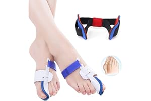 Tutore Alluce Valgo KINDAX Correttore Alluce Valgo Pack di 3 Divaricatori per Alleviare Dolore e Raddrizzare Dita Piedi