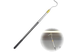 GUOYOU Awning Rod Opener, Portable Multi Section Locking Pull Rod, Awning Pull Rod, Retractable Metal Opener,Extendable From 15.5in to 60in, with Rubber Handle for Tent Campervan Awnings