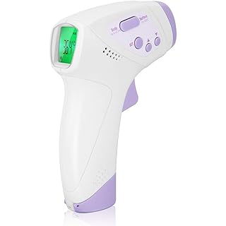Termometro senza contatto frontale con display a led per termometro digitale per neonati e adulti