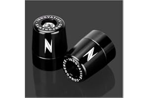 Velospeed Handlebar Grip End For Kawasaki Z250 Z300 Z400 Z650 Z750 Z800 Z900 Z1000 Motorcycle CNC Aluminum Handlebar Bar Ends Plug Balance Pad Accessories (black)