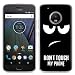 Produktbild Hüllen für Lenovo Motorola Moto G5 (5 Zoll) Smartphone - MaiJin Don't Touch My Phone Muster TPU Silikon Schutzhülle