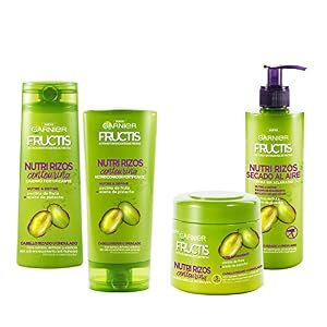 Garnier Fructis, Crema Sin Aclarado Nutri Rizos Secado al Aire, para Pelo  Rizado u Ondulado, Con Pectina de Fruta y… | mejorcrema.es