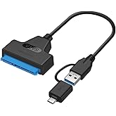 Lunatic 0442 2in1 USB 3.0 Type-C To 2.5 in&ccedil; Sata Hdd Ssd &Ccedil;evirici D&ouml;n&uuml;şt&uuml;r&uuml;c&uuml; SATA&ndash;USB 3.0 / Type-C Kablo (2.5 in&ccedil; HDD/SSD Uy
