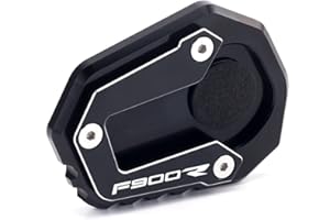 Modeer für F900R 2020-2025 Ständer Fuß Seitenständer Vergrößern Verlängerungsplatte Pad F 900R F900 R f 900 r Zubehör (Schwarz)