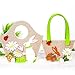 Produktbild Knowled Ostern Hase Geschenk Süßigkeitentüte Kreatives Geschenk Zuhause Zubehör Hase Leckerlibeutel Süße Dekoration Party Tasche Hochzeit Kekse Geschenk Tote Pocket a