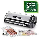 Adaptador para Fresh Containers y bolsas de cierre tipo zip Foodsaver integrado