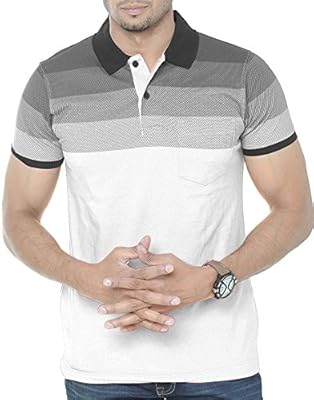 Wexford Men's Cotton Polo Neck Half Sleeve Casual T-Shirt
