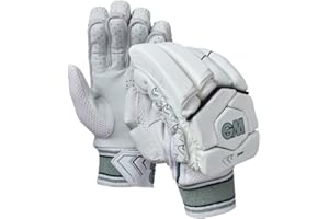 Gunn & Moore GM Cricket Batting Gloves | 808 | Comfort with Protection | Calf Leather Palm | Junior Youth & Adult Sizes Right or Left Handed | 1 Pair