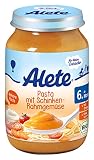 Alete Pasta mit Schinken-Rahmgemüse