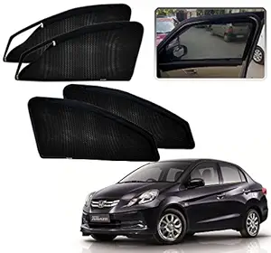 Kozdiko Zipper Magnetic Sunshade for Honda Amaze Old (2013-2017)