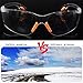 Produktbild Bequeme weiche Silikon Nasenklemme Outdoor-Sicherheit Augenschutzbrille (Farbe: transparent und orange)