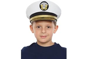 Dress Up America Chapeau d’amiral de marine d’enfants