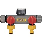 HOZELOCK 2250H CIFT(İKİ) YONLU MUSLUKLU VE VANALI MUSLUK BAGLANTISI