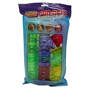 Kaytee/Superpet & Cages – Tubos de plástico de colores que se conectan para formar túneles para animalitos, 16 unidades