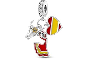Parmuz Charms Abalorios para pulseras de plata de ley 925, viajes de verano, océano, amuleto de la suerte, colgante de joyería regalo para mujer madre
