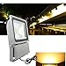 Produktbild VINGO® 100W LED Fluter Wandstrahler 8000LM Strahler Flutlicht AC85-265V Aussen Baustrahler Objektbeleuchtung Leucht IP65 Warmweiß
