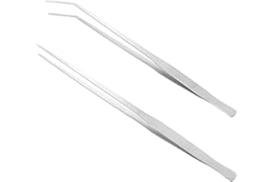 Ueetek - Pinze in acciaio inossidabile per acquario, 48 cm, 2 pezzi