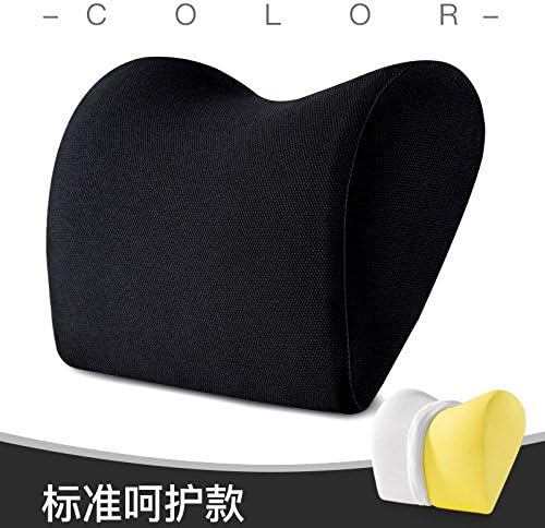 Car Bone pillow memory cotton car inner cervical car pillow car seat neck protector Pillow, black